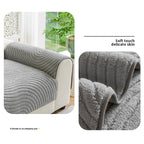 Velvet Sofa Cover – Cloud-Soft Warmth, Zero Slide ✨