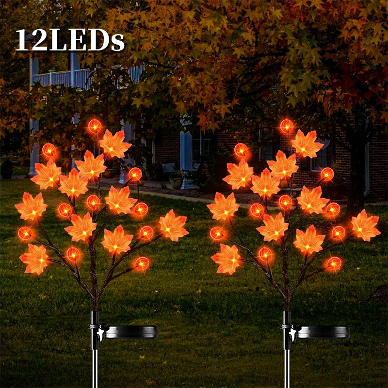 🎃🦇 43% OFF!👻Waterproof Halloween Pumpkin Solar Branch Lights