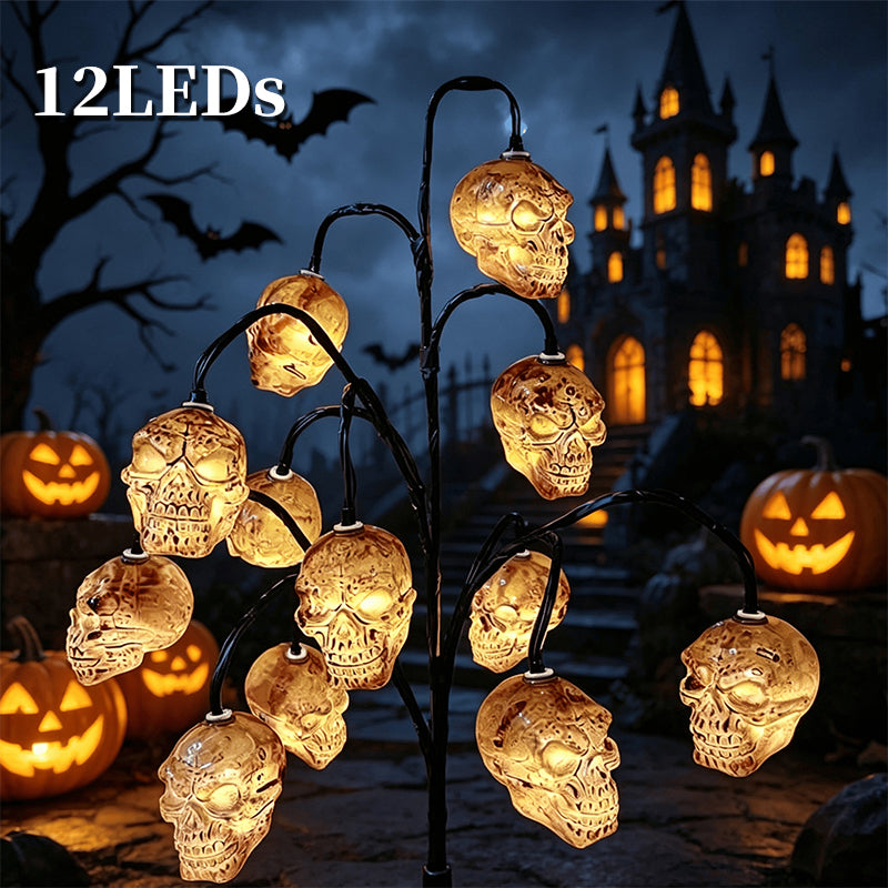 🎃🦇 43% OFF!👻Waterproof Halloween Pumpkin Solar Branch Lights