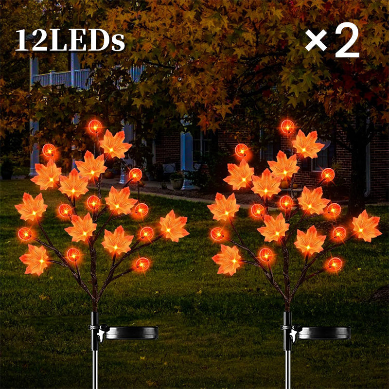 🎃🦇 43% OFF!👻Waterproof Halloween Pumpkin Solar Branch Lights