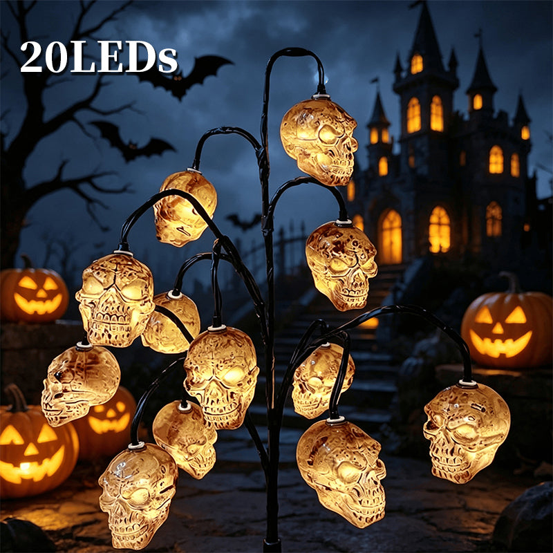 🎃🦇 43% OFF!👻Waterproof Halloween Pumpkin Solar Branch Lights