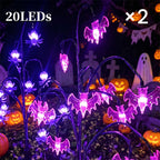 🎃🦇 43% OFF!👻Waterproof Halloween Pumpkin Solar Branch Lights