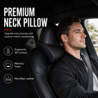 Ergonomic Memory Foam Car Headrest Pillow