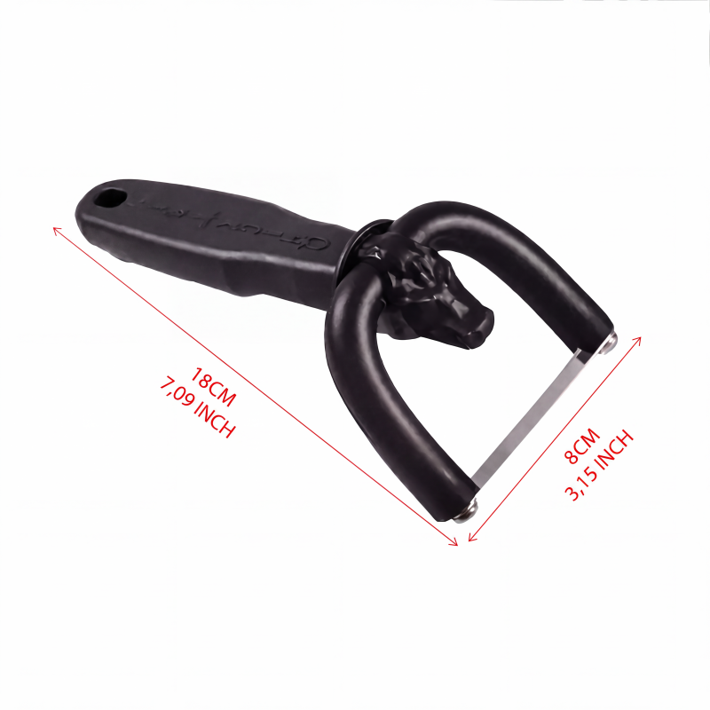 🥩🔪Handheld Fat Trimmer for Beef & Pork – U-shaped curved holder targets surface fat without wasting lean meat. Stainless steel blade, ergonomic grip – prep like a pro! 🧑‍🍳✨