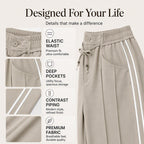 👖New Arrivals - Drawstring High-Waist Trousers – Soft Drape & Adjustable Comfort for Any Casual Look