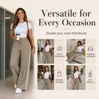 👖New Arrivals - Drawstring High-Waist Trousers – Soft Drape & Adjustable Comfort for Any Casual Look