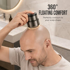 🪒2‑in‑1 Smart Electric Bald Head Shaver and Beard Trimmer with Digital Display, 30‑Blade Floating Head 9800RPM Motor, Rechargeable Groomer for Close Shave for Men