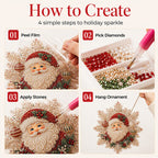 🎅Early Christmas Gift 50% OFF🎄Christmas Diamond Art Hanging Kit