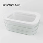 🍱50% OFF! 👀 Clear Fridge Storage Container with Lid – Transparent Visibility, Stackable Design & 3 Size Options – Organize Your Fridge Effortlessly ✨