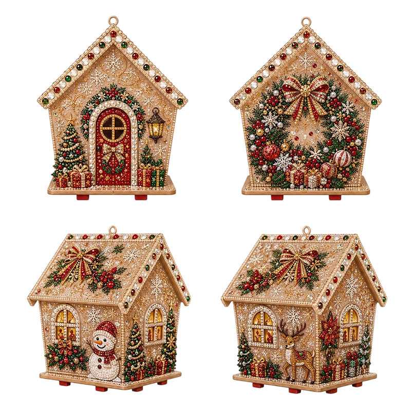 🎄✨ DIY 3D Pearl Christmas Art Kit – Handmade Festive Decoration with 6 Holiday Designs