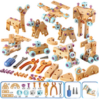 🔧🧒 Children's Educational DIY Tool Kit – STEM building set with electric drill, 124+ pcs & storage box. Encourages creativity, logic & fine motor skills – perfect for little builders! 🛠️✨