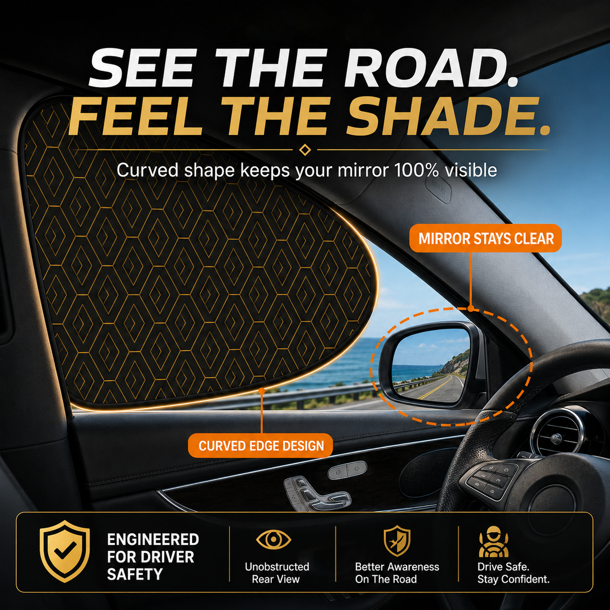 🏆 Universal Car Side Window Sun Shades