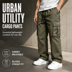 🏷️ Everyday Utility | Men's Multi-Pocket Loose-Fit Cargo Pants
