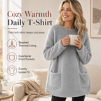 🍂Limited-Time Offer ☁️Women's Warm Crew Neck Long Sleeve Top