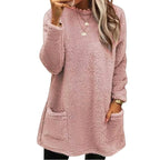 🍂Limited-Time Offer ☁️Women's Warm Crew Neck Long Sleeve Top