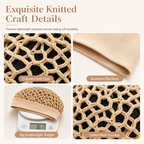 🌿 Breathable Comfort, Stay-Put Fit | Women's Wide-Band Mesh Hair Cover