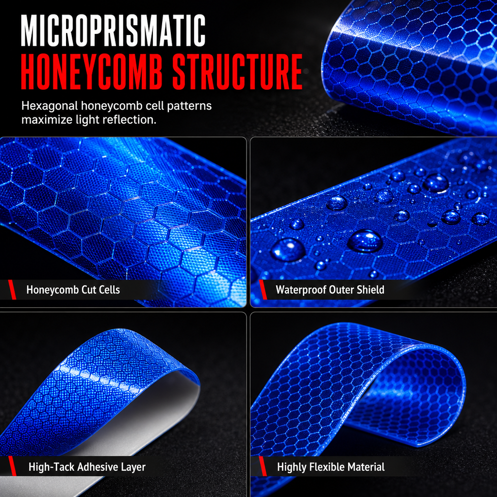 🚗 Reflective Car Sticker Strips for Trunk & Rear Bumper