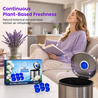 Stop Trash Odors Instantly! Botanical Adhesive Deodorizer Pods