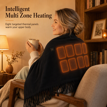 Electric Heated Shawl Blanket for Women