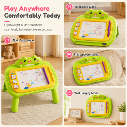 ✨🎨 Kids Magnetic Drawing Board – Pen & 4 stamps included ✨